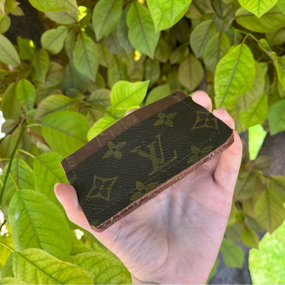 LOUIS VUITTON Monogram Brown Vintage Card Holder Wallet - Picture 7 of 10
